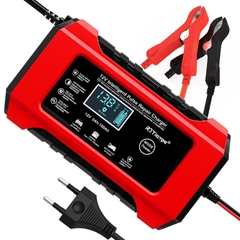 Sạc Bình Ắc Quy 12V 6A INTELLIGEN CHARGER 4AH - 100AH, Tự Ngắt Khi Đầy, Phục Hồi Ắc Quy Bằng Khử Sunfat, Chống Ngược Cực