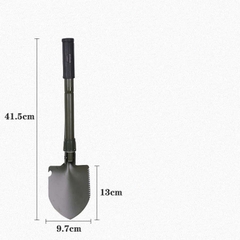 [Tặng Kèm Túi] Bộ Cuốc Xẻng Đa Năng 4 Trong 1 Cán Gập Có La Bàn - Bền Đẹp Tiện Ích