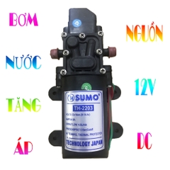 Máy Bơm Mini Bơm Lực Nước DL-2203 SUMO Chưa Kèm Adapter Chuyên Phun Sương, Rửa Xe, Tưới Cây...