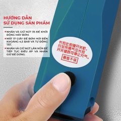 Súng Thông Tắc Bồn Cầu Pin Tự Động Bơm, Dụng Cụ Thông Cống, Bồn Rửa Mặt, Bồn Rửa Chén Áp Suất Nén Tới 8kg Tiện Lợi