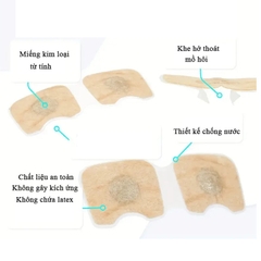 Combo 30 Miếng Dán Thay Thế Cho Kẹp Mũi Từ Tính Nở Mũi Chống Ngáy, Mở Rộng Đường Thở(Không Kèm Dụng Cụ Kẹp Mũi)