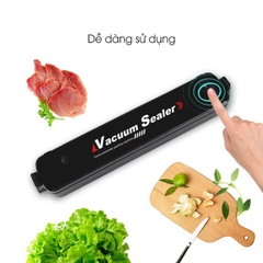 Máy Hút Chân Không Thực Phẩm Kèm Hàn Miệng Túi Mini Vacuum Sealer(Kèm 10 Túi)