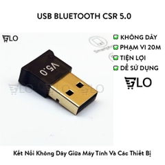 USB Bluetooth SCR 2.0/5.0/5.3/5.4 Dùng Cho Máy Tính Laptop, PC