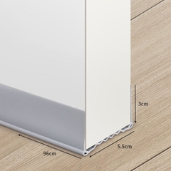 Nẹp Silicon ZicZac Thế Hệ Mới 96cm, Chặn Gió Khe Cửa Chống Thoát Hơi Gió Điều Hòa, Thanh Chống Côn Trùng Đa Năng