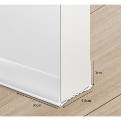Nẹp Silicon ZicZac Thế Hệ Mới 96cm, Chặn Gió Khe Cửa Chống Thoát Hơi Gió Điều Hòa, Thanh Chống Côn Trùng Đa Năng