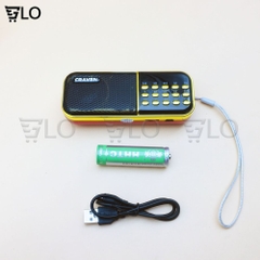 Loa Craven CR-25A, Kèm 1 Pin Sạc, Nghe Thẻ Nhớ, USB, FM Radio