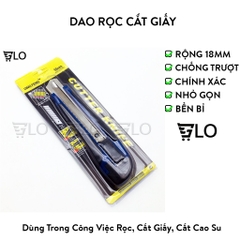 Dao Rọc Cắt Giấy DING FENG Rộng 18mm