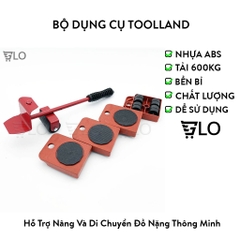 Bộ Dụng Cụ Toolland Qt108 Hỗ Trợ Nâng Và Di Chuyển Đồ Nặng Thông Minh Tải Trọng 600kg