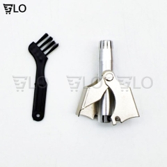 Máy Tỉa Lông Mũi Inox Không Gỉ Đầu Tròn Không Dùng Pin Có Thể Rửa Sạch