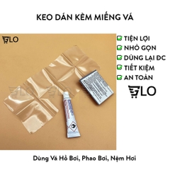 Keo Dán Kèm Miếng Vá, Keo Vá Hồ Bơi, Phao Bơi, Nệm Hơi