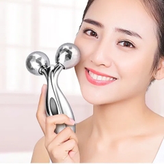 Cây Lăn Massage Mặt 3D Loại Lớn Và Loại Nhỏ - Mát Xa Đẹp Da, Tạo Cằm V-Line, Thon Gọn Đùi, Giảm Mỡ Bụng