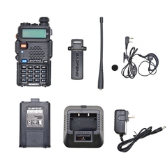 Bộ Đàm Baofeng 0678 UV-5R Có Lcd 2 Băng Tần VHF và UHF Cao Cấp Kèm Tai Nghe Rời
