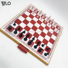 Bộ Cờ Vua Cỡ Lớn Chuẩn Quốc Tế Hộp Nhựa Xếp Gọn Kích Thước 42x42cm