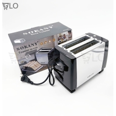 Máy Nướng Bánh Mì 2 Ngăn Sokany HJT-016S