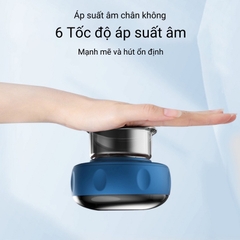 Máy Cạo Gió Giác Hơi Massage NG-122 Dùng Pin Sạc, Màn Hình Led 6 Cấp Độ, Hút Chân Không Hồng Ngoại Cầm Tay