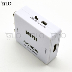 Box Chuyển HDMI Ra AV Mini HDMI2AV, Bộ Adapter Chuyển Đổi AV Sang HDMI
