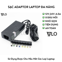 Sạc Adaptor Laptop Đa Năng Cho Mọi Loại Máy 96W