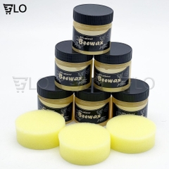 Sáp Ong Beewax Kèm Bông Xốp Đánh Bóng Sàn Gỗ, Đồ Gỗ, Lau Chùi ,Làm Mới, Phục Hồi Màu, Vết Xước Bàn Ghế, Tủ, Cửa Gỗ