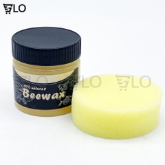 Sáp Ong Beewax Kèm Bông Xốp Đánh Bóng Sàn Gỗ, Đồ Gỗ, Lau Chùi ,Làm Mới, Phục Hồi Màu, Vết Xước Bàn Ghế, Tủ, Cửa Gỗ