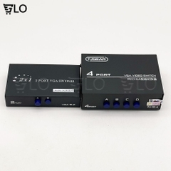 Bộ Hub Chia VGA 2 CPU Hoặc 4 CPU Ra 1 Màn Hình VGA-15-2C VGA-15-4 (2/4 Port VGA Video Switch)