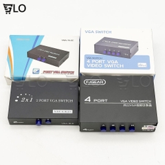 Bộ Hub Chia VGA 2 CPU Hoặc 4 CPU Ra 1 Màn Hình VGA-15-2C VGA-15-4 (2/4 Port VGA Video Switch)