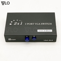 Bộ Hub Chia VGA 2 CPU Hoặc 4 CPU Ra 1 Màn Hình VGA-15-2C VGA-15-4 (2/4 Port VGA Video Switch)