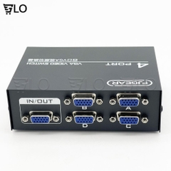 Bộ Hub Chia VGA 2 CPU Hoặc 4 CPU Ra 1 Màn Hình VGA-15-2C VGA-15-4 (2/4 Port VGA Video Switch)