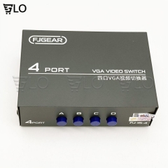 Bộ Hub Chia VGA 2 CPU Hoặc 4 CPU Ra 1 Màn Hình VGA-15-2C VGA-15-4 (2/4 Port VGA Video Switch)
