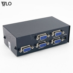 Bộ Hub Chia VGA 1 Ra 2 Hoặc 4(Chia 2 Hoặc 4 Màn Hình), 2/4 Port 200mhz VGA Splitter VGA-2002/VGA-2004 Kèm Nguồn
