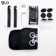 Dụng Cụ Jeep 13 Món Đa Năng Gồm Cờ Lê, Lục Giác, Tua Vít, Sửa Chữa Vá Lốp Xe Đạp
