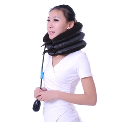 Đai Gối Hơi Massage Hỗ Trợ Điều Trị Liệu Kéo Giãn Đốt Sống Cổ 3 Tầng