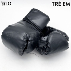Găng Tay Boxing Trẻ Em Và Người Lớn, Găng Tay Đấm Bốc Da PU