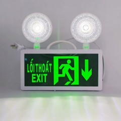 Đèn Sự Cố Khẩn Cấp Chiếu Sáng Kết Hợp Biển Chỉ Dẫn Thoát Hiểm, Toilet, Thoát Nạn Exit, Phòng Cháy Chữa Cháy