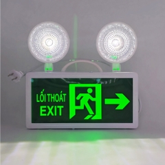 Đèn Sự Cố Khẩn Cấp Chiếu Sáng Kết Hợp Biển Chỉ Dẫn Thoát Hiểm, Toilet, Thoát Nạn Exit, Phòng Cháy Chữa Cháy