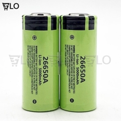 1 Viên Pin Sạc 26650 3.7v Dung Lượng Thực 5000mAh Dòng Xả Cao 30A, Pin Lithium Ion Cho Đèn Pin Siêu Sáng, Pin Dự Phòng