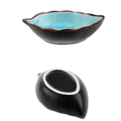 Chén Đựng Nước Chấm Hình Chiếc Lá Bằng Gốm Ceramic Cao Cấp, Dùng Để Đồ Ăn Kèm Gia Vị, Sự Tinh Tế Cho Bàn Ăn Hiện Đại