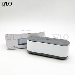 Máy Làm Sạch, Rửa Mắt Kính Loại Pin Sạc, Trang Sức, Đồng Hồ Bằng Sóng Siêu Âm Tần Số 45000Hz, Ánh Sáng UV Diệt Vi Khuẩn