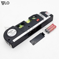 Thước Thủy Nivo Cân Mực Laser Đa Năng F2018 Fixit Laser Levelpro3 2 Tia Dọc Ngang + Tặng Kèm Pin