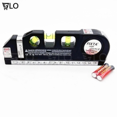 Thước Thủy Nivo Cân Mực Laser Đa Năng F2018 Fixit Laser Levelpro3 2 Tia Dọc Ngang + Tặng Kèm Pin