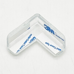 Miếng Bịt Góc Bàn Silicon An Toàn Cho Trẻ Nhỏ - Chất Liệu Mềm, Keo Dán 3M, Màu Trong Suốt