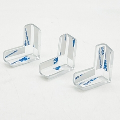 Miếng Bịt Góc Bàn Silicon An Toàn Cho Trẻ Nhỏ - Chất Liệu Mềm, Keo Dán 3M, Màu Trong Suốt