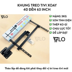 Khung Treo Tivi Thẳng/Nghiêng/Xoay Treo Sát Tường Đầy Đủ Kích Thước Từ 24inch Đến 65inch