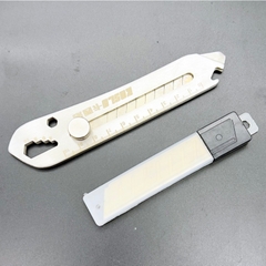 Dao Rọc Giấy Đa Năng Bằng Thép Không Gỉ Cao Cấp, Thước Đo, Vặn Ốc, Có Núm Xoay Cố Định