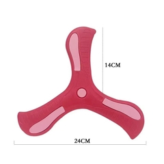 Đồ Chơi Boomerang 3 Cánh Xốp Mini Cho Bé Tự Quay Lại, Đĩa Bay Chéo Ba Lá Bằng Nhựa, Đĩa Ném Bumerang 3 Lá Hồi Chuyển