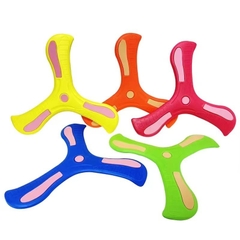 Đồ Chơi Boomerang 3 Cánh Xốp Mini Cho Bé Tự Quay Lại, Đĩa Bay Chéo Ba Lá Bằng Nhựa, Đĩa Ném Bumerang 3 Lá Hồi Chuyển