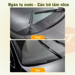 1 Chai Nước Rửa Kính Nano Chai 150ml GLASS CLEAR, Ngăn Tụ Nước, Cản Trở Tầm Nhìn, Loại Bỏ Mảng Dầu