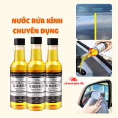 1 Chai Nước Rửa Kính Nano Chai 150ml GLASS CLEAR, Ngăn Tụ Nước, Cản Trở Tầm Nhìn, Loại Bỏ Mảng Dầu