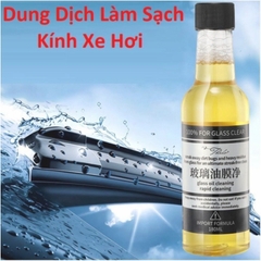 1 Chai Nước Rửa Kính Nano Chai 150ml GLASS CLEAR, Ngăn Tụ Nước, Cản Trở Tầm Nhìn, Loại Bỏ Mảng Dầu