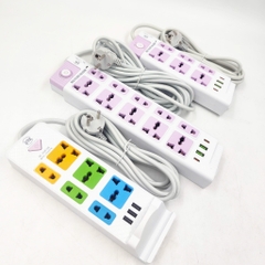 Ổ Cắm Điện CYX K208 K218 K238 Tích Hợp Cổng Sạc USB Đa Năng, Nhiều Lỗ Cắm, Công Suất 2500W