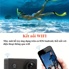 Camera Hành Trình A19 Gắn Mũ Bảo Hiểm – Sport Camera 4K, Chống Rung, Chống Nước Dành Cho Xe Máy, Xe Đạp, Phượt, Du Lịch